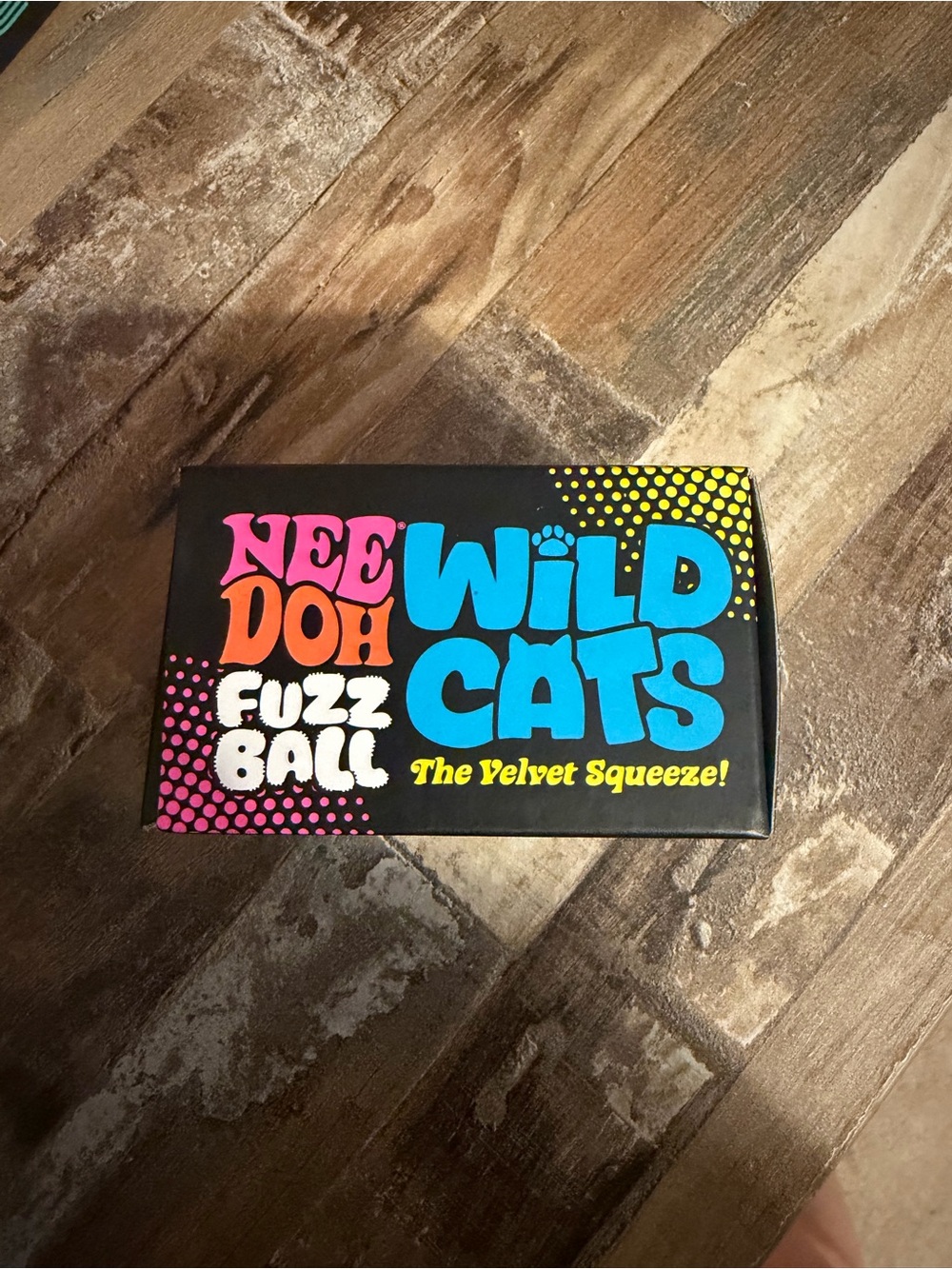 RARE Pink Checkered Wild Cats Fuzz Ball - Pink Stress Toy - Picture 3 of 5